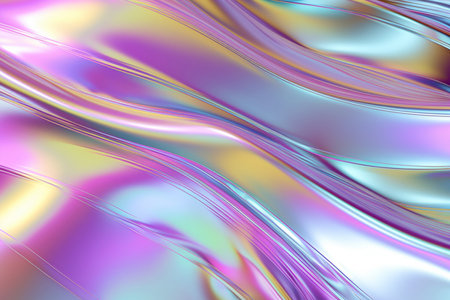 Holographic foil texture with a spectrum of colors. Texture, background, patternの素材