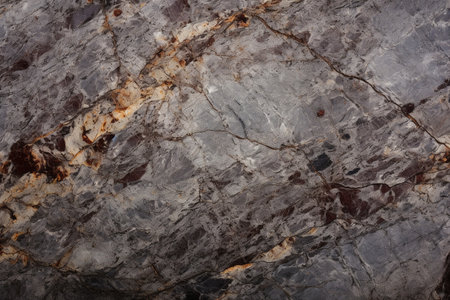 Rough granite stone texture with a polished edge. Texture, background, patternの素材