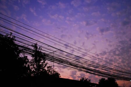 Altocumulus at Duskの写真素材