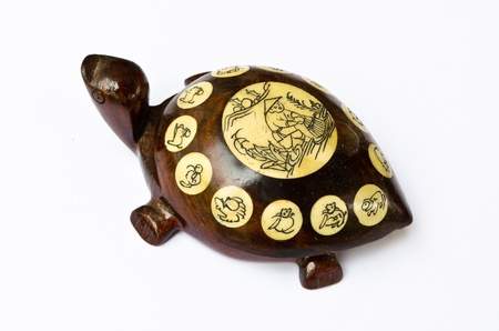 Chinese Wooden Turtleの写真素材