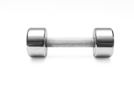 isolation of a metal dumbbellの写真素材