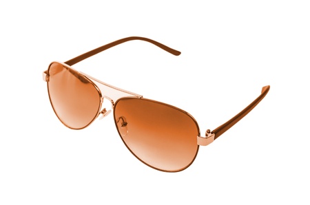 sunglasses on the white backgroundの写真素材