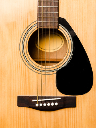 isolated image of the body of the guitarの写真素材