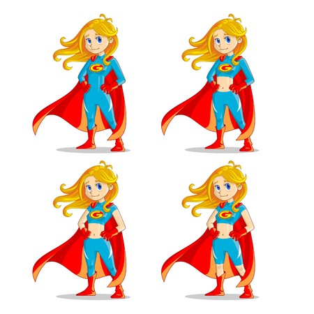 Wonder Girl.のイラスト素材