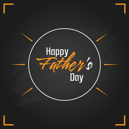 Happy father's day calligraphyのイラスト素材