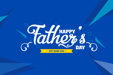 Happy Father Day banner or background concept vector designのイラスト素材