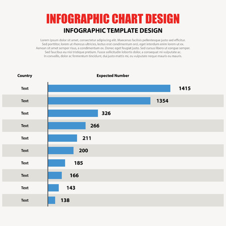 Infographic 10 element comparison design vector templateのイラスト素材