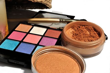 set. Make-up colorsの写真素材