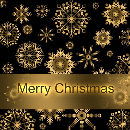 card gold stars and black backgroundの写真素材
