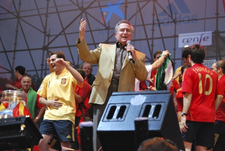 Manolo escobar  Spanish singer  Eurocup 2008  19 10 1931- 24 10 2013のeditorial素材
