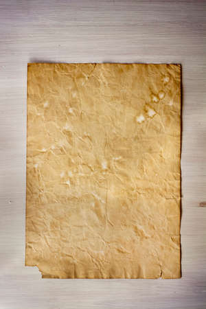 old paper on whiten wood texture with Natural patterns, vintage effectの写真素材