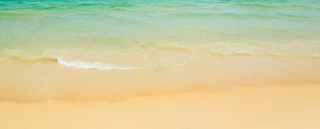 Tropical island beach and seaの写真素材