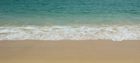 Tropical island beach and seaの写真素材