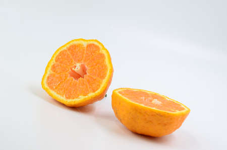 cut half citrus