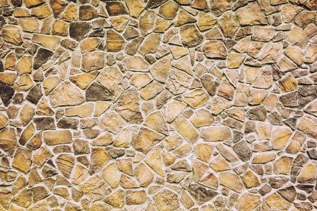 The stone wallの写真素材