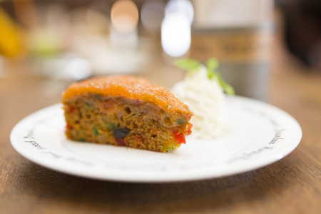 fruit cakeの写真素材