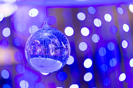 Decorate on the Christmas tree with Bokeh