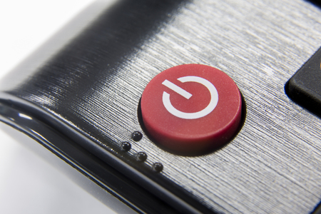 power button - close up