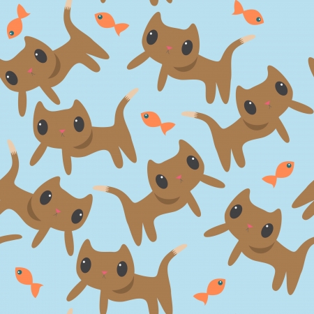 Cat patternのイラスト素材