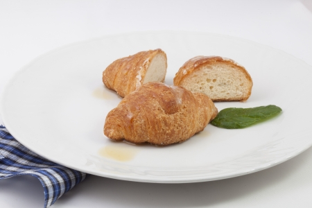 Small croissantの写真素材