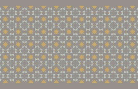 Illustration with a simple background pattern, pastel colors.