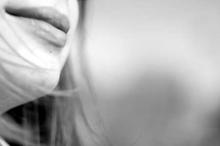 woman39s lipsの写真素材