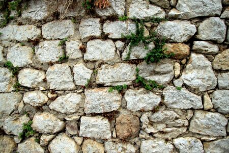 wall of stonesの写真素材
