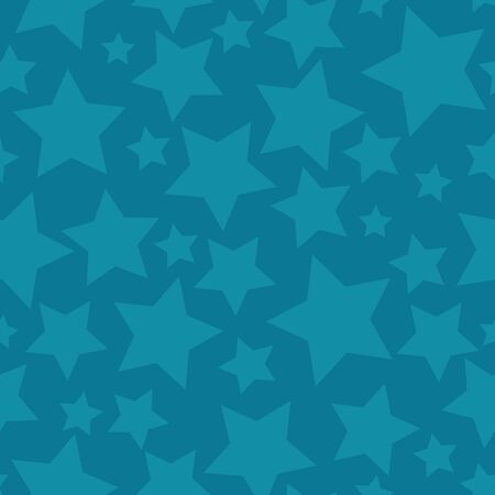 seamless repeat vector pattern featuring the moon phases and stars. Great for fabrics, backgrounds, wrapping paper and more. のイラスト素材