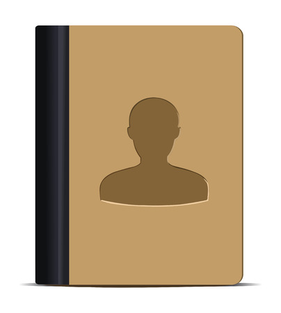 address book iconのイラスト素材