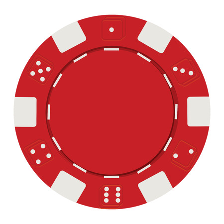 single green casino chip isolated on white single green casino chip isolated on white