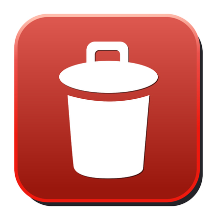 Trash can iconのイラスト素材