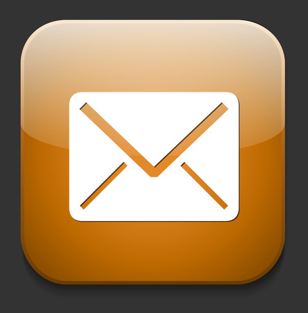 web button with message sign. message shape icon のイラスト素材