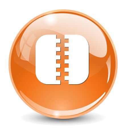 Zip file iconのイラスト素材