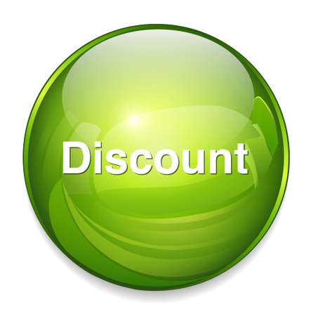 discount buttonのイラスト素材