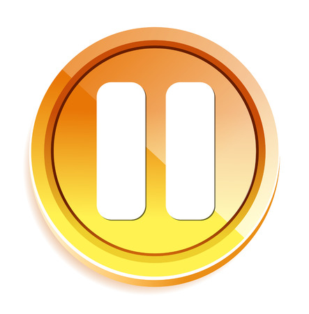 pause iconのイラスト素材