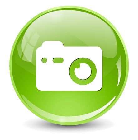 camera iconのイラスト素材