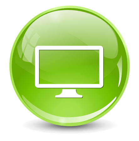 Widescreen  icon. Television  symbolのイラスト素材