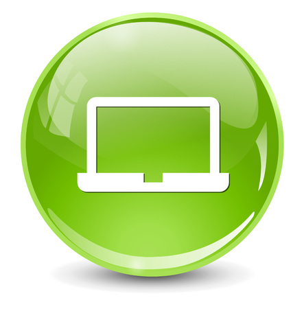 Laptop Iconのイラスト素材