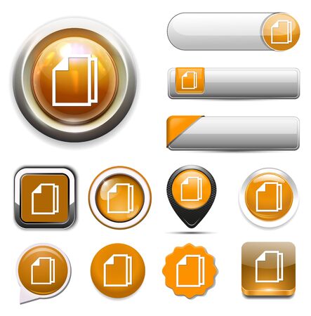 Document Iconのイラスト素材