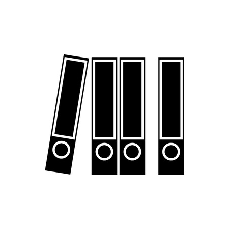 bookshelf iconのイラスト素材