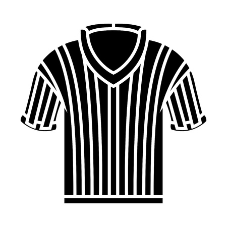 basketball referee shirt iconのイラスト素材