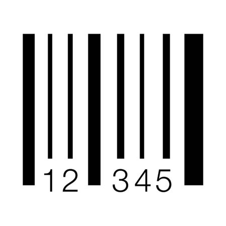 barcode iconのイラスト素材