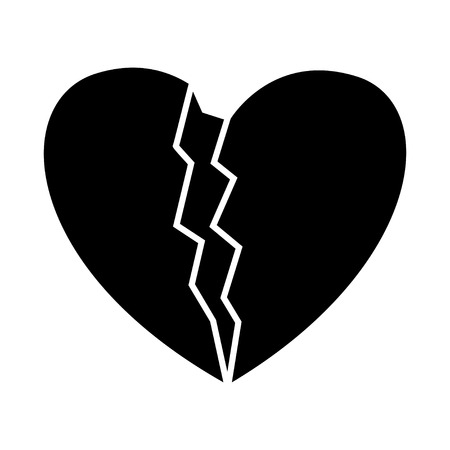 broken heart iconのイラスト素材