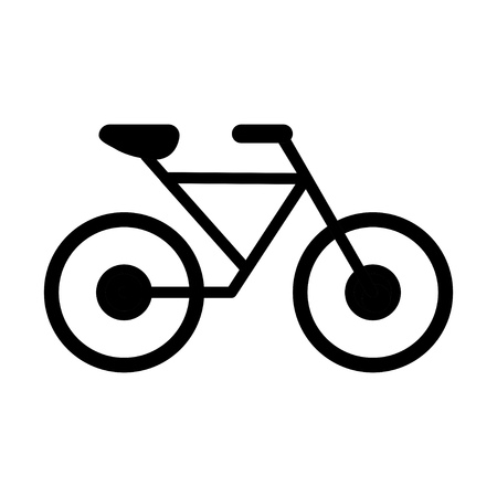 bicycle iconのイラスト素材