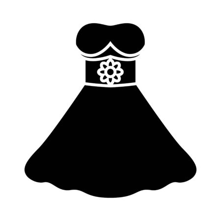 women dress iconのイラスト素材