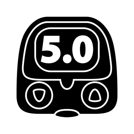 glucometer iconのイラスト素材