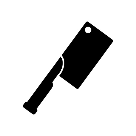 meat cleaver iconのイラスト素材