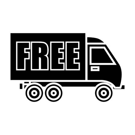 free transport iconのイラスト素材