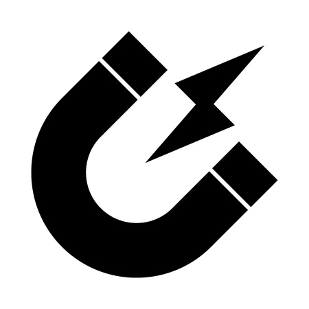 magnet iconのイラスト素材