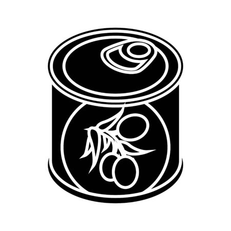olive can iconのイラスト素材